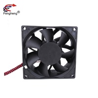 Ventilateur de refroidissement à débit Axial 92x92x38mm, Mini boîtier avec moteur sans balais 9038 9238 12V 24V 7000RPM
