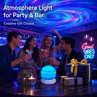 Proyector de Galaxia Aurora 2 en 1, Lámpara Nocturna con 16 Colores RGB, Recargable Tipo C, Control Remoto Táctil, para Decoración de Dormitorios Infantiles