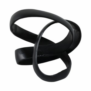 Scultura in Alluminio a Forma di Nodo, Ornamento Moderno per Bagno, Ufficio e Soggiorno - Product Image 4