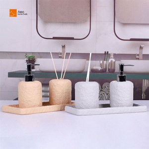 Hot Bán Tùy Chỉnh 200Ml Bê Tông Màu Be Nhựa Lót Chai Đa-Hương Thơm Hương Liệu Thanh Làm Mát Không Khí Reed Khuếch Tán Bộ - Product Image 4