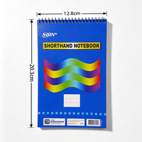 Cuaderno de Notas Personalizado con Espiral Superior, Cuaderno Steno de 203x128mm, Bloc de Notas Rayado para Escritura, Notas Escolares y de Oficina, Venta al por Mayor OEM
