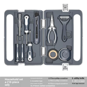 풀 세트 다기능 가정 및 가족 수리 도구 키트 새로운 모델 스테인레스 스틸 망치 자동차 도구 상자 - Product Image 2