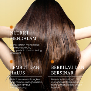 Sérum capillaire réparateur à la kératine KORMESIC certifié Bpom, 120 ml, nourrissant en profondeur, doux, lisse, brillant et éclatant, vente en gros - Product Image 2