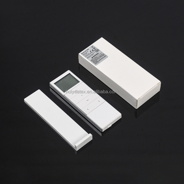 DC1602 15 Channel Transmitter RF 433.92 Remote Controller for Motorized Windows Shades and Blinds White
