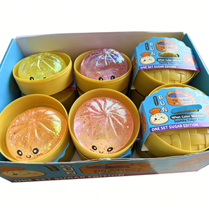 ของเล่นบันสควิชชี่ลูกกลิ้งวิบวับ กลิตเตอร์ดัมพลิง ขนมมอลโทสบีบคลายเครียด ของเล่นฟิดเจ็ตสำหรับเด็กและผู้ใหญ่ กล่องสุ่ม ขายดี - Product Image 5