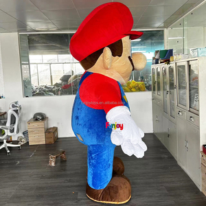 2m/2.6m <span class=keywords><strong>Inflatable</strong></span> nhân vật hoạt hình Mario Linh Vật Trang phục cho bữa tiệc - Product Image 5