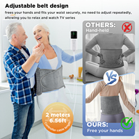 Machine de massage de la taille et de l'abdomen à chauffage réglable et ferme OEM/0DM vente en gros 9 niveaux de température améliorés 4 dispositifs de synchronisation