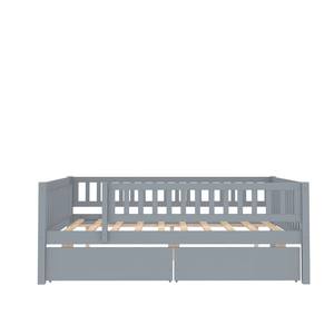 Canapé-<span class=keywords><strong>lit</strong></span> télescopique en bois massif Montessori pour enfants avec plateforme, design moderne et simple pour garçons et filles - Product Image 5