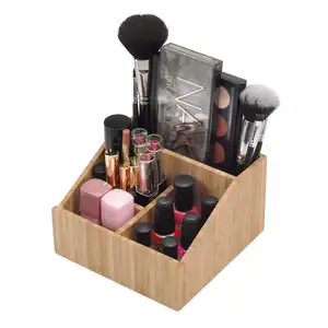 Bamboe Make Organizer Cosmetica Caddy Houder