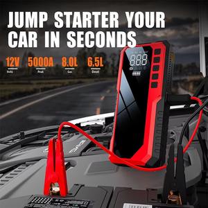 Arrancador de Coches Portátil de 12V, 600A Pico, 6400mAh con Compresor de Aire, Inflador de Neumáticos y Banco de Energía para Coches de Gasolina y Diésel 103450 - Product Image 4