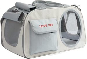 Cat & Dog <b>Pet</b> <b>Carrier</b> PC Material Portable Lightweight Large Capacity Stress-Resistant Double Shoulder <b>Backpack</b> - Product Image 2