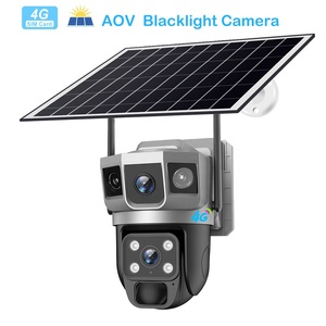 Regis 7/24 ghi lại CCTV PTZ IP Camera V380 Pro ống kính kép màu đen ánh sáng aov ngoài trời an ninh mạng 4G Thẻ Sim được xây dựng trong mic đám mây - Product Image 3