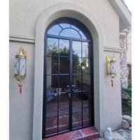 Puertas Corredizas Modernas de Aluminio y Vidrio para Exteriores, Resistentes al Viento, para Entrada de Viviendas, Villas y Balcones