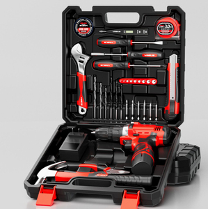 Boîte à outils professionnelle combinée pour la construction générale, les réparations domestiques et auto, avec outils à main et outils robustes - Product Image 3