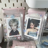 Kantong Permen Transparan Custom Kpop, Kantong Zipper PVC Kpop, Tempat Kartu Foto, Hadiah Acara, Liontin Shaker Custom, Kantong Zipper Transparan