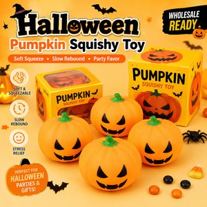 Juguete Blandito de Calabaza de Halloween, Juguete Antiestrés Suave para Niños, Recuerdos para Fiestas, Venta al por Mayor - Product Image 1