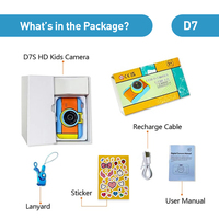 Kamera Digital anak-anak, mainan Ips Display 1080p, Video Digital, kamera anak-anak, kartun, Selfie, Digital, kamera anak-anak