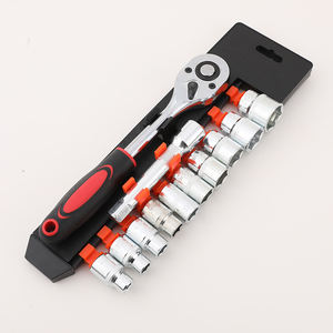 Juego de Herramientas de Reparación de Garaje Profesional Industrial de 12 Piezas, Juego de Llaves de Impacto de 1/2 Pulgada, Acabado de Acero al Cromo Vanadio, Hexagonal, OEM, Mantenimiento - Product Image 3