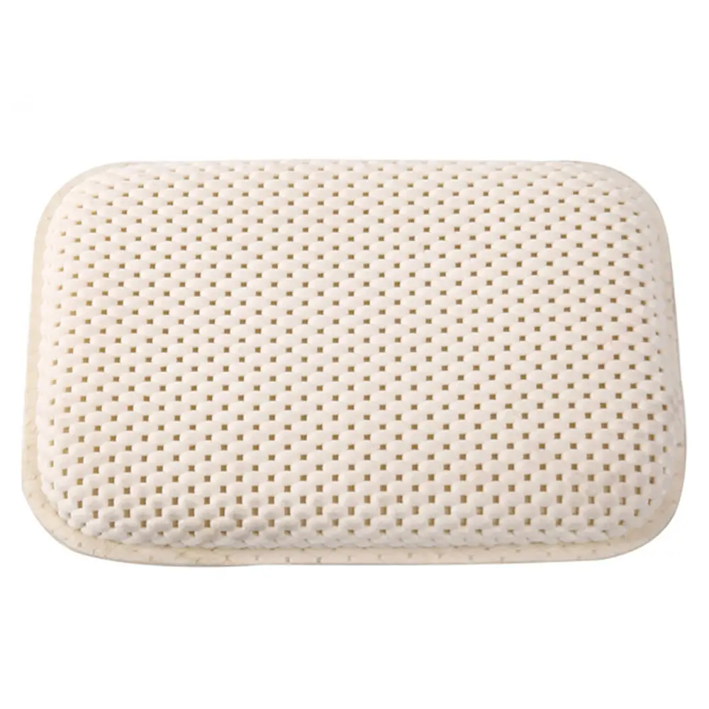 BBCare Luxury Bath & Spa Headrest with Suction Cups Soft PVC & Mesh Neck Pillow for Bathroom or Travel for Hotels