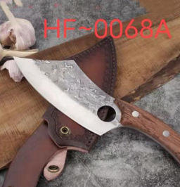 Ensemble de couteaux de boucher professionnels avec gaine en cuir pour couteaux à découper Serapian de cuisine à vendre - Product Image 5