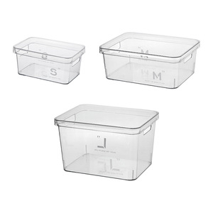 Desktop Storage <b>Box</b> With Lid Solid Color Covered For <b>Makeup</b> Organizers 10L Capacity - Product Image 4