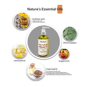Han Linger Private Label Anti-Cellulite olio da massaggio puro collagene essenziale olio per il corpo infuso con lavanda <span class=keywords><strong>arancione</strong></span> <span class=keywords><strong>zenzero</strong></span> - Product Image 4
