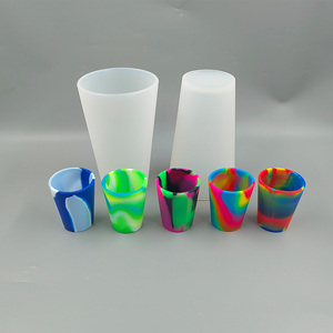 Vaso para beber, vaso para bebidas de jugo, vaso de silicona transparente, vasos para latas de cerveza con tapas y pajitas para fiesta de bar - Product Image 6