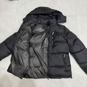 Piumino da <span class=keywords><strong>Uomo</strong></span> di Marca <span class=keywords><strong>Cappotto</strong></span> Caldo di Qualità con Cappuccio <span class=keywords><strong>Impermeabile</strong></span> Antivento e Traspirante Taglie Forti Chiusura a Zip - Product Image 6