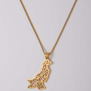 Inspire-collar de acero inoxidable con <span class=keywords><strong>mapa</strong></span> de caligrafía, joyería personalizada de fábrica, Oem, <span class=keywords><strong>mapa</strong></span> urbano nacional de África, Pakistán y Jordan - Product Image 6