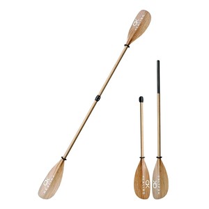 OKHEALING Pagaie de kayak ultra légère en fibre de carbone pour mer/lac/rivière SUP gonflable Surf <span class=keywords><strong>Double</strong></span> lames accessoires de kayak de bateau - Product Image 1