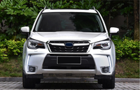 Feux de jour DRL blancs et clignotants jaunes ambre pour Subaru Forester 2013-2018, avec feux de nuit bleu glace