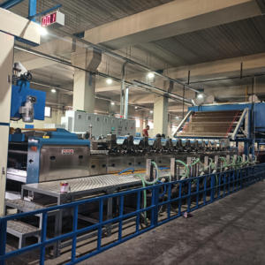 12 Kleuren Hoge Snelheid Automatische Rotatiedrukmachine Synthetische Deken Textieldrukmachine