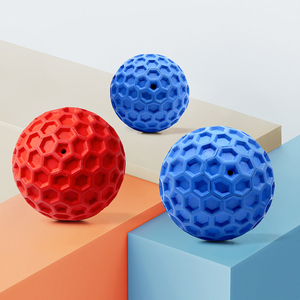Luxury Eco-Friendly <b>Dog</b> Toys Indestructible Squeaky <b>Balls</b> Water Toys Durable Rubber Material for Aggressive Chewers Classic Cats - Product Image 3