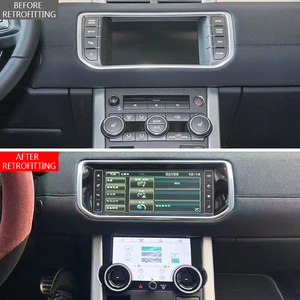 Modification de <span class=keywords><strong>la</strong></span> voiture Mise à niveau de <span class=keywords><strong>la</strong></span> console <span class=keywords><strong>centrale</strong></span> de <span class=keywords><strong>la</strong></span> climatisation Écran LCD Convient pour 2013-2017 Range Rover <span class=keywords><strong>Evoque</strong></span> - Product Image 2