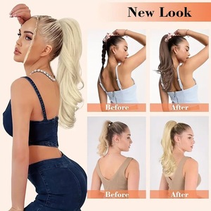 <span class=keywords><strong>ผม</strong></span>ปลอมหางม้าแบบมัดเชือก ลอนบอดี้เวฟ แบบหลายชั้น หางม้า<span class=keywords><strong>สูง</strong></span> ดูเป็นธรรมชาติ - Product Image 4