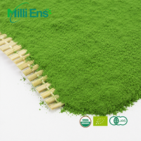 Poudre de Matcha sans produits chimiques, en sachets souples et bocaux métalliques, production stable pour les pâtisseries (OEM)