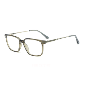 2025 mới nhất TR90 hình chữ nhật Khung kính tr + kim loại kính quang học khung - Product Image 3