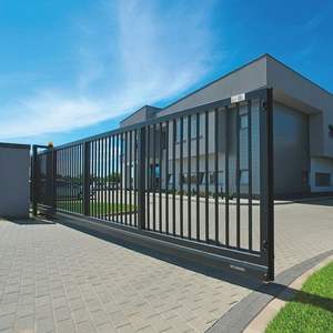 Système de contrôle automatique de portail coulissant en aluminium pour allée - Product Image 2