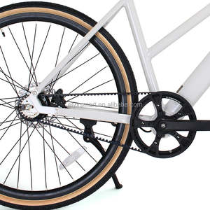Entrepôt aux États-Unis Vélo de route à moteur 250W Vélo électrique Style <span class=keywords><strong>Vanmoof</strong></span> 700C Gates Carbon Belt Step Thru Road Cycle Vélo électrique de ville - Product Image 3