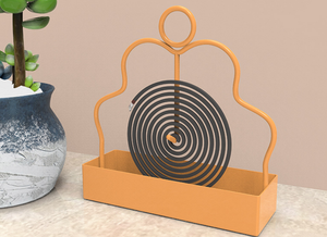 Nuovo Porta Spirali Antizanzare Grande in Ferro Battuto, Bruciatore di Incenso, Vassoio per Spirali Antizanzare, Vassoio per Bruciatore di Incenso - Product Image 3