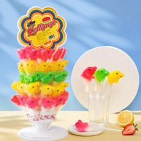 Schattige dolfijn lolly 3D dierenvormig snoep gemengde kleuren fruitlolly voor kinderfeestje cadeau bulk