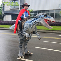 Costume de dinosaure animatronique à pattes cachées, Vélociraptor à monter
