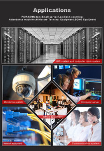 800VA 480W 오프라인 스탠바이 <span class=keywords><strong>UPS</strong></span> 220V 50/60Hz 단상 납산 배터리 백업 컴퓨터용 - Product Image 6