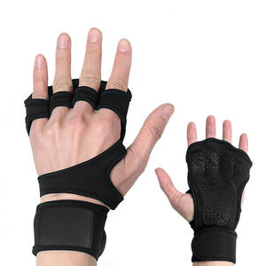 Gants de musculation avec support pour les mains et bandes de maintien pour les poignets pour la musculation et le cross-training - Product Image 1