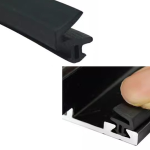 Juntas de acristalamiento de pared de cortina Epdm deslizante, tira de sellado de junta de <span class=keywords><strong>goma</strong></span> EPDM <span class=keywords><strong>para</strong></span> vidrio de <span class=keywords><strong>ventana</strong></span> de <span class=keywords><strong>aluminio</strong></span> - Product Image 1