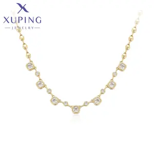 X000917951 XUPING ювелирные изделия 14K золотого цвета ожерелье из камня женское золото 14k ювелирные изделия