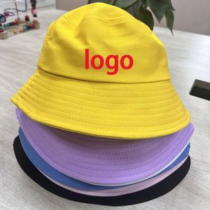 Printed Bucket Oem Factory Outdoor Sun Protection Fisherman Reversible Men Women Cotton <b>Hats</b> With Custom Logo - Product Image 5