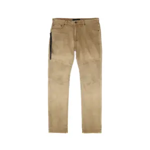 Top quality Khaki stretch twill stone wash high rise slim fit men pants OEM customized