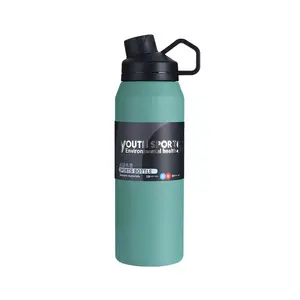 New Fashion Custom Travel Sport Vakuum flasche Doppelwandige Edelstahl-Isolier-Wärm flasche mit großer Kapazität