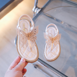 Chaussures pour enfants en gros, chaussures de princesse à bout orné de strass - Product Image 3